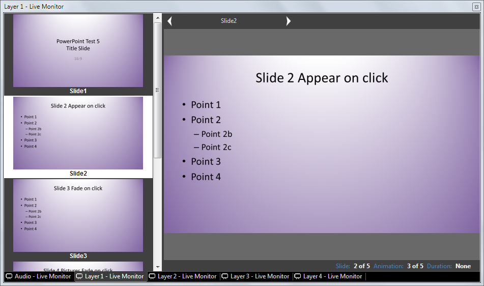 powerpoint presentation with video clips